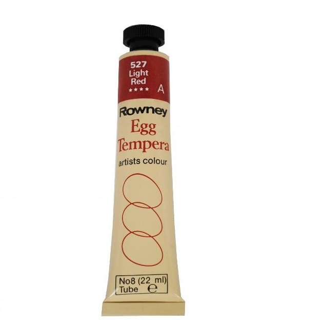 133008527.jpg EGG TEMPERA 22ML LIGHT RED A - Image 1