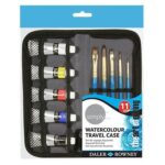 SIMPLY WATERCOLOUR TRAVEL SET 11PCS ZIP CASE