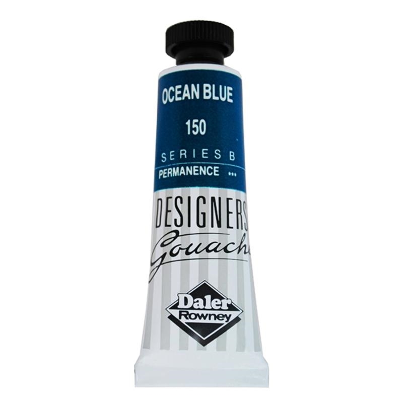 136005150.jpg DALER ROWNEY DESIGNERS GOUACHE PAINT 15ML OCEAN BLUE - Image 1
