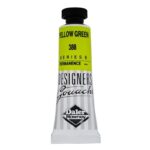 DALER ROWNEY DESIGNERS GOUACHE PAINT 15ML YELLOW GREEN