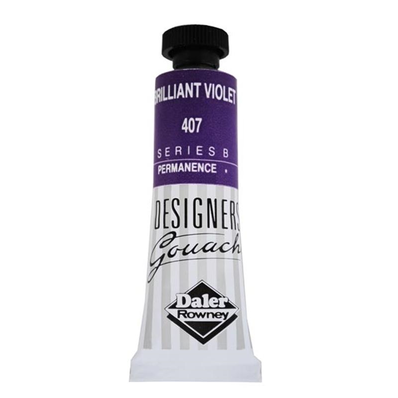 136005407.jpg DALER ROWNEY DESIGNERS GOUACHE PAINT 15ML BRILLIANT VIOLET - Image 1