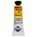 DALER ROWNEY DESIGNERS GOUACHE PAINT 15ML CADMIUM YELLOW DEEP [HUE]