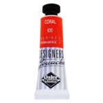 DALER ROWNEY DESIGNERS GOUACHE PAINT 15ML CORAL