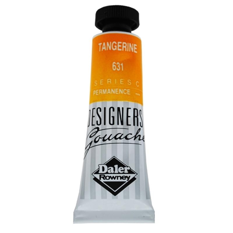 136005631.jpg DALER ROWNEY DESIGNERS GOUACHE PAINT 15ML TANGERINE - Image 1