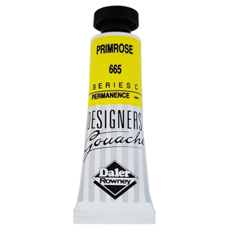 136005665.jpg DALER ROWNEY DESIGNERS GOUACHE PAINT 15ML PRIMROSE - Image 1