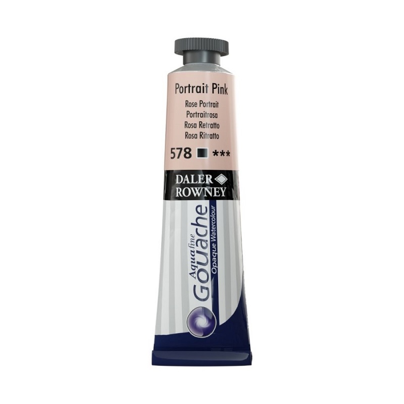 136015578.jpg DALER ROWNEY AQUAFINE GOUACHE PAINT 15ML PEACH PINK - Image 1