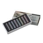 DALER ROWNEY ARTISTS SOFT PASTELS 8PCS DARK SELECTION - Image 2