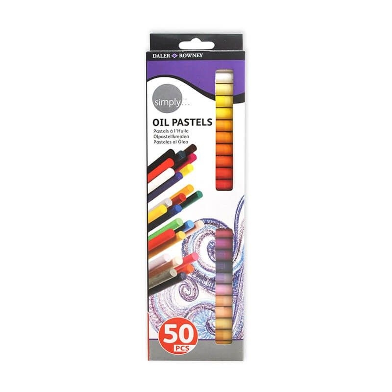 157500050.jpg DALER ROWNEY SIMPLY OIL PASTEL 50PCS SET - Image 1