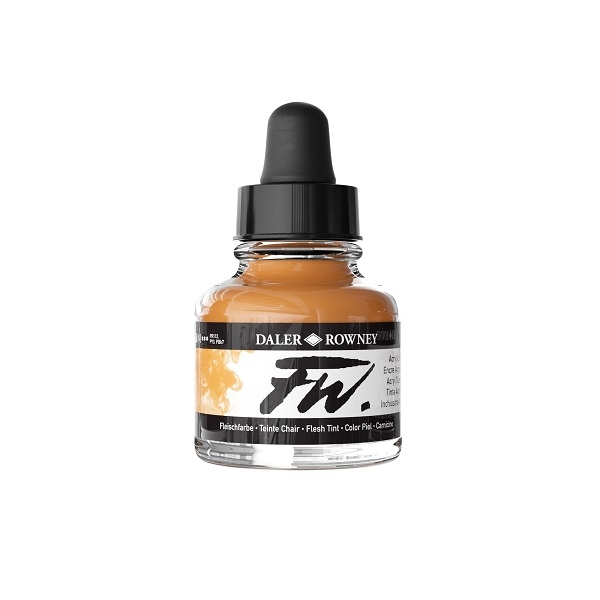 160029578.jpg DALER ROWNEY FW ACRYLIC INK 29.5ML PEACH PINK - Image 1