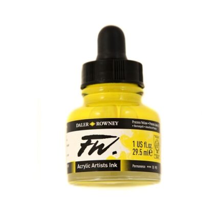 DALER ROWNEY FW ACRYLIC INK 29.5ML PROCESS YELLOW