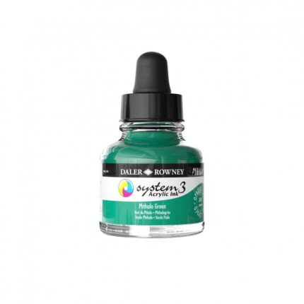 DALER ROWNEY SYSTEM3 ACRYLIC INK 29.5ML PHTHALO GREEN