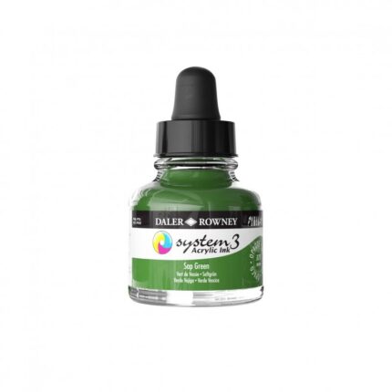 DALER ROWNEY SYSTEM3 ACRYLIC INK 29.5ML SAP GREEN