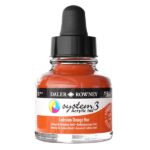 DALER ROWNEY SYSTEM3 ACRYLIC INK 29.5ML CADMIUM ORANGE [HUE]