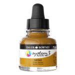 DALER ROWNEY SYSTEM3 ACRYLIC INK 29.5ML GOLD [IMIT]