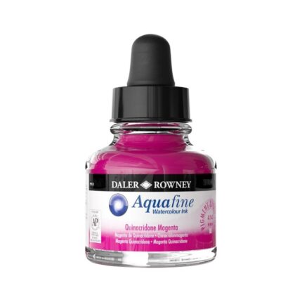 DALER ROWNEY AQUAFINE WATERCOLOUR INK 29.5ML QUINACRIDONE MAGENTA