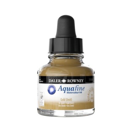 DALER ROWNEY AQUAFINE WATERCOLOUR INK 29.5ML GOLD IMIT