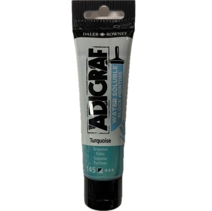 DALER ROWNEY ADIGRAF BLOCK PRINTING WATER SOLUBLE INK 59ML TURQUOISE