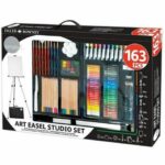 SIMPLY ART EASEL STUDIO SET 163PCS