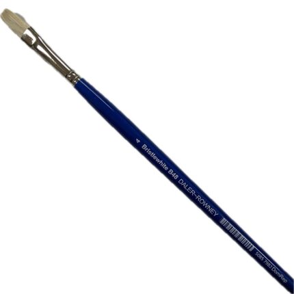 DALER ROWNEY BRISTLEWHITE BRUSH [LH] LONG FLAT B48 No.4