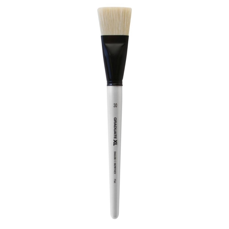 212362030.jpg DALER ROWNEY GRADUATE BRUSH XL BRISTLE FLAT No.30 - Image 1