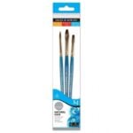 DALER ROWNEY SIMPLY NATURAL HAIR BRUSH SET [SH] 3PCS