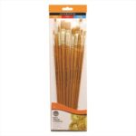 DALER ROWNEY SIMPLY GOLD TAKLON BRUSH SET [LH] 10PCS