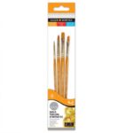 DALER ROWNEY SIMPLY GOLD TAKLON BRUSH SET [SH] 4PCS #1