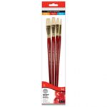 DALER ROWNEY SIMPLY NATURAL WHITE BRISTLE BRUSH [LH] 4PCS #2