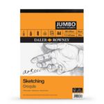 DALER ROWNEY ARTECO SKETCHING PAPER  [PAD] A4 95G 120SH [JUMBO]