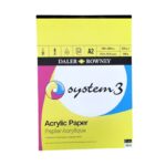 DALER ROWNEY SYSTEM3 ACRYLIC PAPER [PAD] A2 230G 20SH