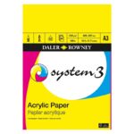 DALER ROWNEY SYSTEM3 ACRYLIC PAPER [PAD] A3 230G 20SH