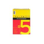 DALER ROWNEY RED+YELLOW DRAWING PAPER SPIRAL [PAD] A5 150G 25SH