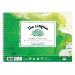 DALER ROWNEY LANGTON WATERCOLOUR PAPER SPIRAL [PAD] 10X14IN 300G 12SH [CP NOT]