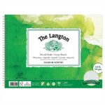 DALER ROWNEY LANGTON WATERCOLOUR PAPER SPIRAL [PAD] 12X16IN 300G 12SH [CP NOT]