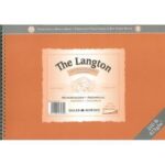 DALER ROWNEY LANGTON WATERCOLOUR PAPER SPIRAL [PAD] 9X12IN 425G 12SH [CP NOT]