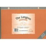DALER ROWNEY LANGTON WATERCOLOUR PAPER SPIRAL [PAD] 10X14IN 425G 12SH [CP NOT]