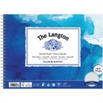 DALER ROWNEY LANGTON WATERCOLOUR PAPER SPIRAL [PAD] 9X12IN 300G 12SH [ROUGH]