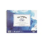 DALER ROWNEY LANGTON WATERCOLOUR PAPER SPIRAL [PAD] 12X16IN 300G 12SH [ROUGH]