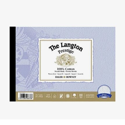 DALER ROWNEY LANGTON PRESTIGE WATERCOLOUR PAPER [PAD] 14X20IN 300G 12SH [ROUGH]