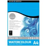 DALER ROWNEY SIMPLY WATERCOLOUR PAPER [PAD] A4 190G 12SH