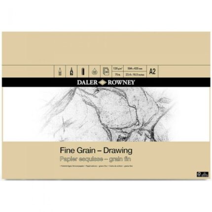 FINE GRAIN-DRAWING PAD 120G A2 30SH