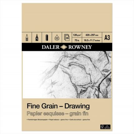FINE GRAIN-DRAWING PAD 120G A3 30SH