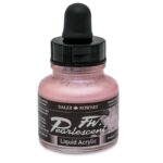 DALER ROWNEY FW PEARLESCENT ACRYLIC INK 29.5ML PLATINUM PINK