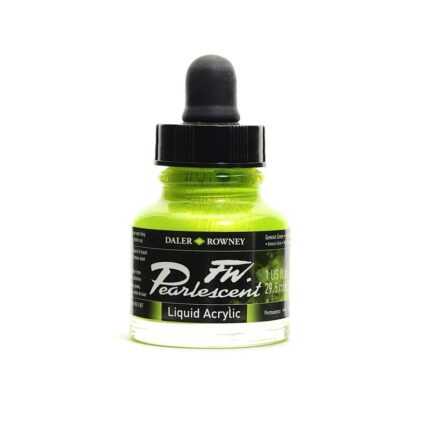 DALER ROWNEY FW PEARLESCENT ACRYLIC INK 29.5ML GENESIS GREEN