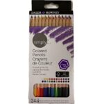 DALER ROWNEY SIMPLY COLOURING PENCILS 24PCS SET [HEX]