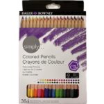 DALER ROWNEY SIMPLY COLOURING PENCILS 36PCS SET [HEX]