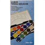 LUKAS TERZIA GOUACHE PAINT PAN SET 24COLOURS - Image 2