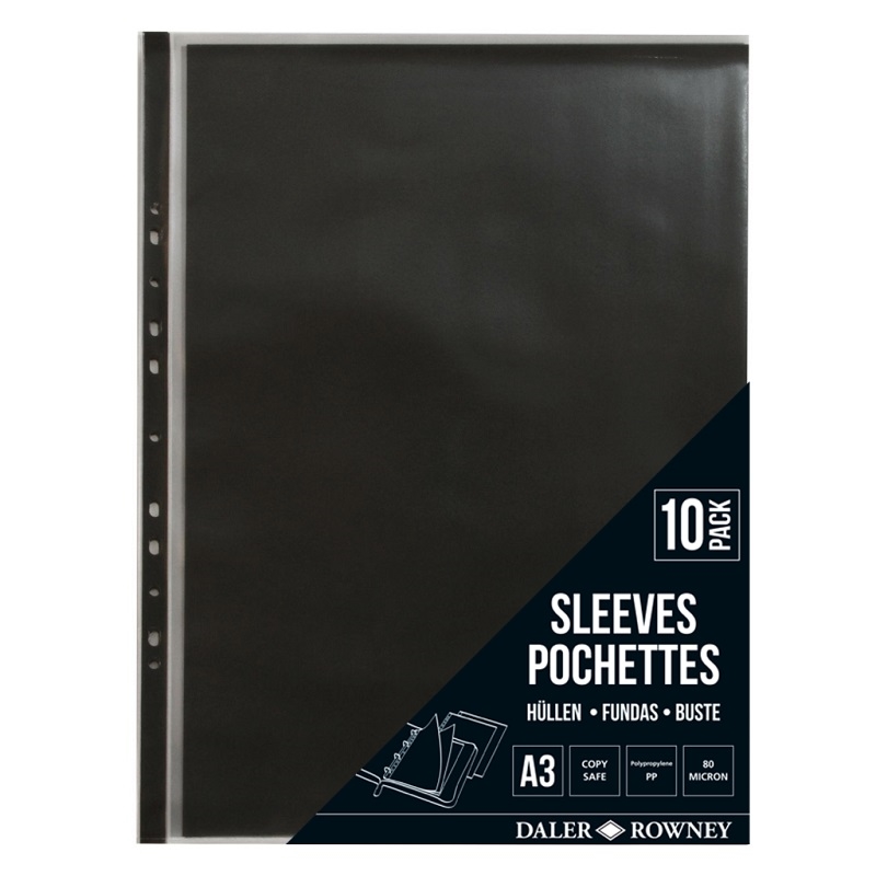 801822300.jpg DALER ROWNEY DISPLAY SLEEVES A3 10PCS - Image 1