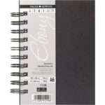 DALER ROWNEY EBONY SKETCHBOOK [SPIRAL] A6 160G 50SH PORTRAIT