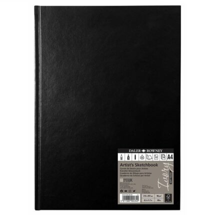 DALER ROWNEY IVORY SOFT TOUCH SKETCHBOOK [HARDBOUND] A4 90G 78SH PORTRAIT